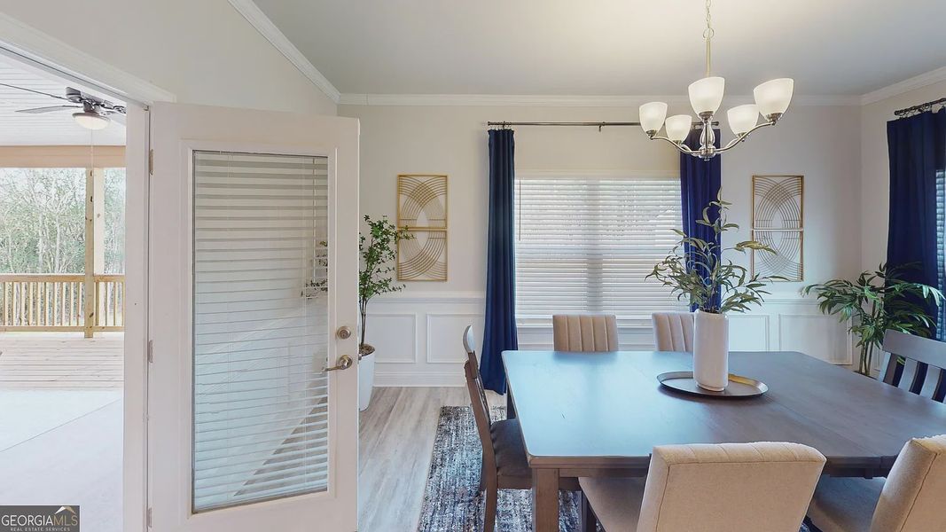 Furnished interior view inside a new home in The Abberley., Macon (Image 5).