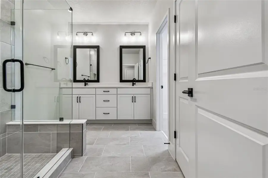 Furnished interior view inside a new home in Towns at Union, St. Petersburg (Image 11).