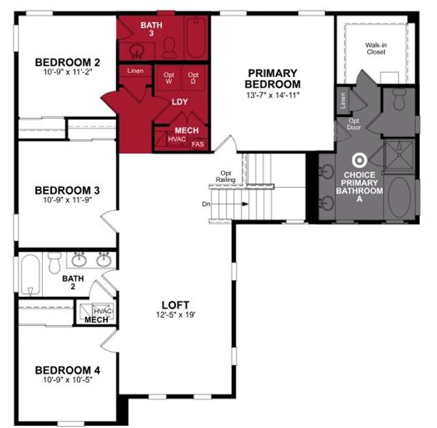2D floor plan layout of this home in Tirreno at IronWing, Litchfield Park, AZ (Image 4). 2D floor plan layout of this home in Tirreno at IronWing, Litchfield Park, AZ (Image 4).