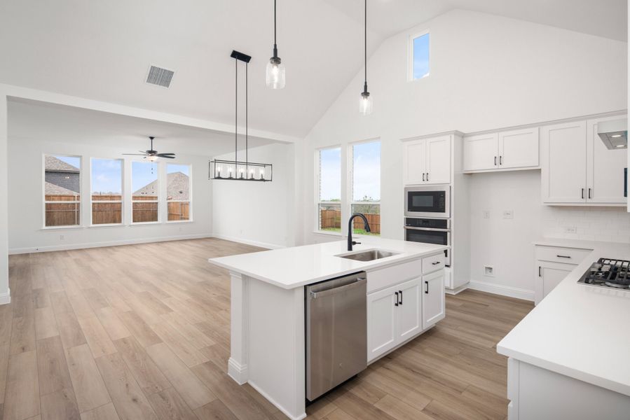Furnished interior view inside a new home in Legacy Hills, Celina (Image 9).