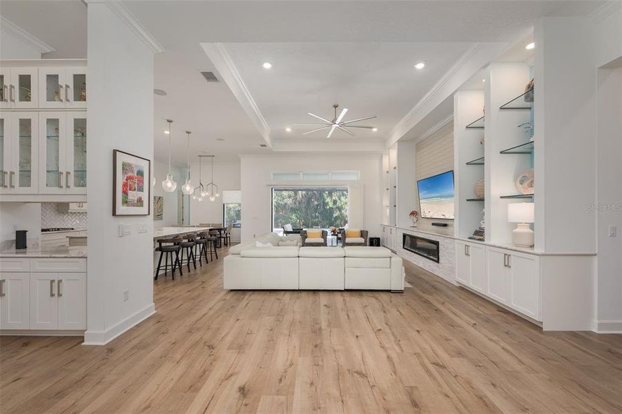 Furnished interior view inside a new home in , Sarasota (Image 14).