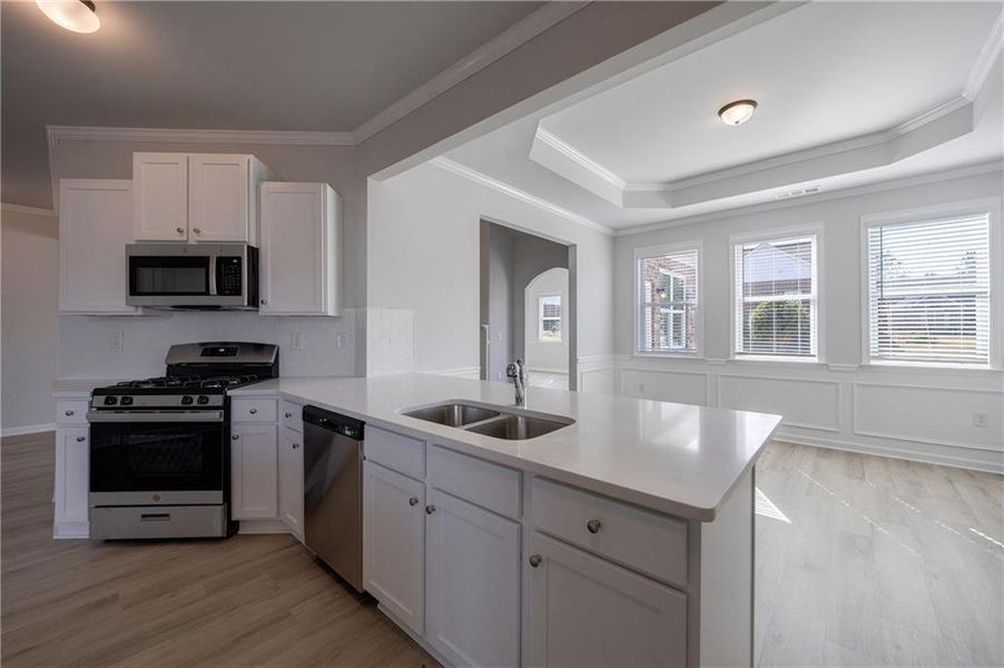 Furnished interior view inside a new home in , Social Circle (Image 15). Furnished interior view inside a new home in , Social Circle (Image 15).