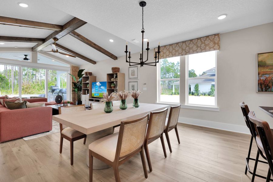 Representative furnished interior of a home built from the The Cypress by Providence Homes (Florida) in Reflections at Nocatee, Nocatee (Image 42).