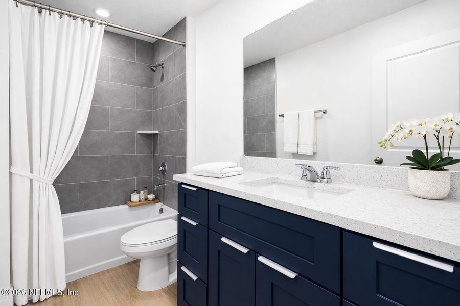 Furnished interior view inside a new home in , Jacksonville (Image 9).