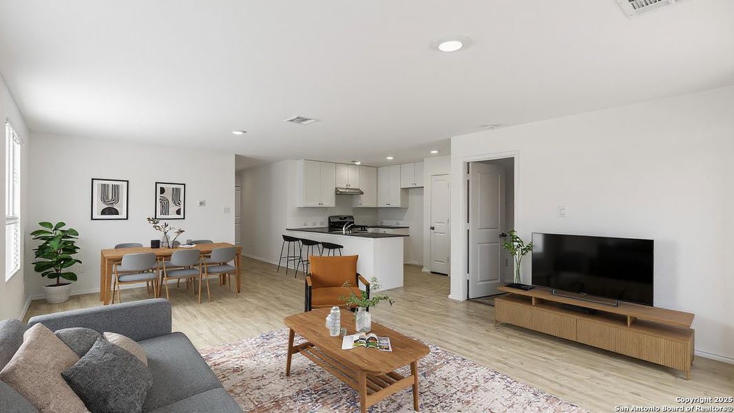 Furnished interior view inside a new home in , Bulverde (Image 9).