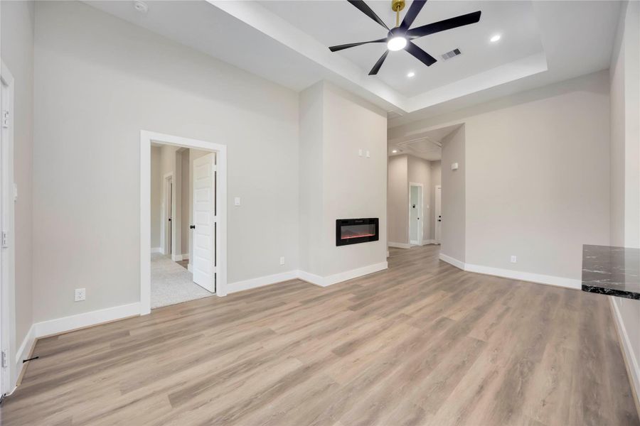 Spacious, unfurnished interior of a new home in , Houston (Image 4). Spacious, unfurnished interior of a new home in , Houston (Image 4).