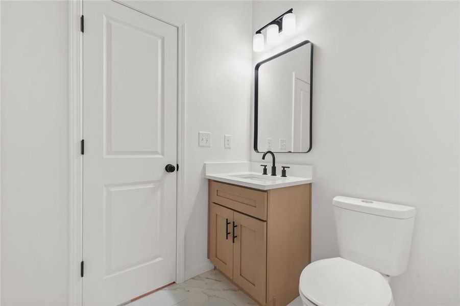 Furnished interior view inside a new home in , Atlanta (Image 28).