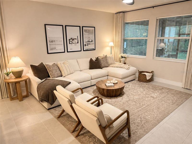 Furnished interior view inside a new home in , Wesley Chapel (Image 14). Furnished interior view inside a new home in , Wesley Chapel (Image 14).