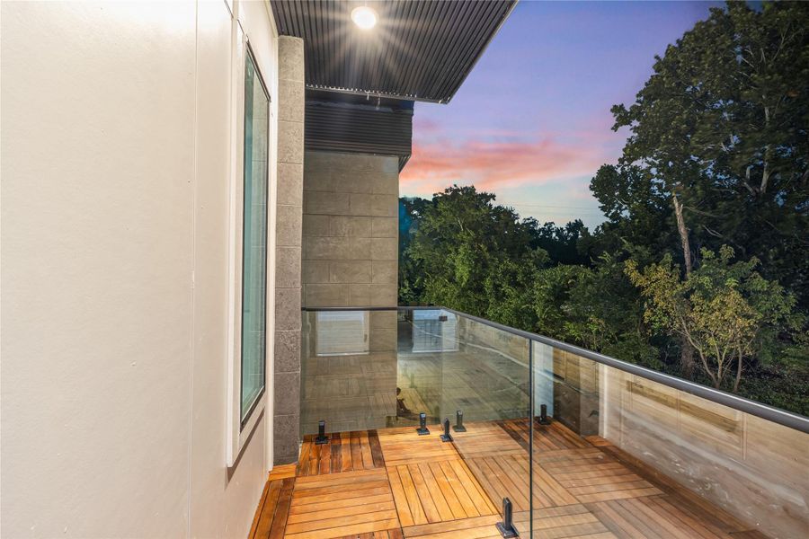 Exterior details and patio area of a home in , Houston (Image 3).