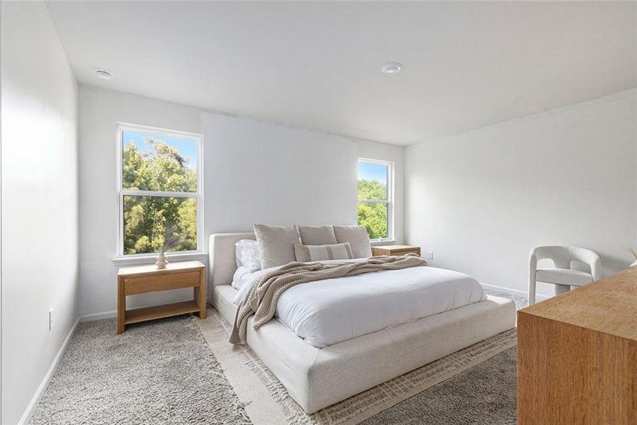 Furnished interior view inside a new home in Terrace at Riverview Landing, Mableton (Image 12).