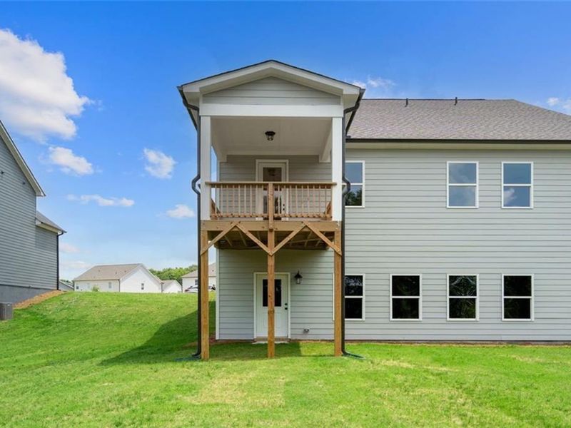 Exterior details and patio area of a home in Wehunt Meadows, Hoschton (Image 16). Exterior details and patio area of a home in Wehunt Meadows, Hoschton (Image 16).
