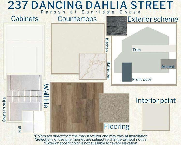 Parsyn - Colors for this home Parsyn - Colors for this home