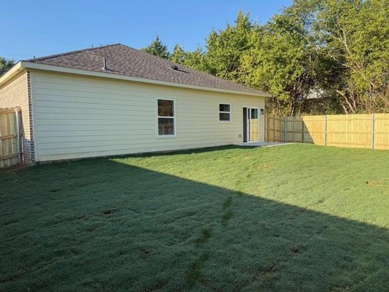 rear of home rear of home