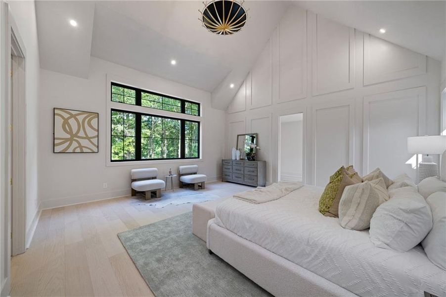 Furnished interior view inside a new home in , Atlanta (Image 35).