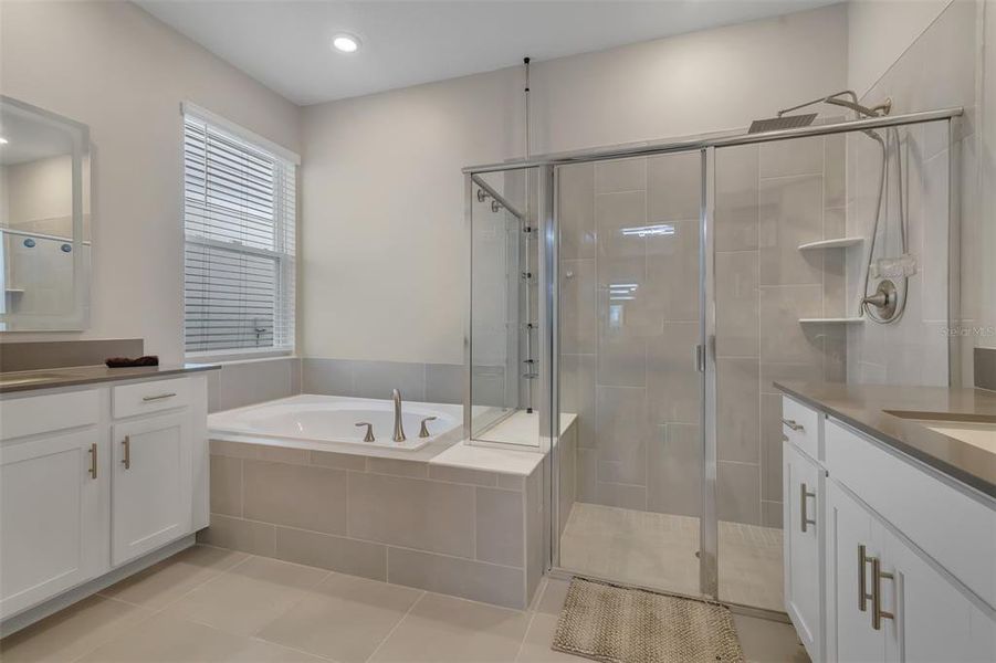 Furnished interior view inside a new home in Wellness Ridge: Chateau Collection, Clermont (Image 35).