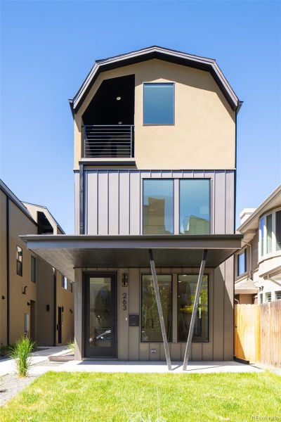 Exterior details and patio area of a home in , Denver (Image 3).