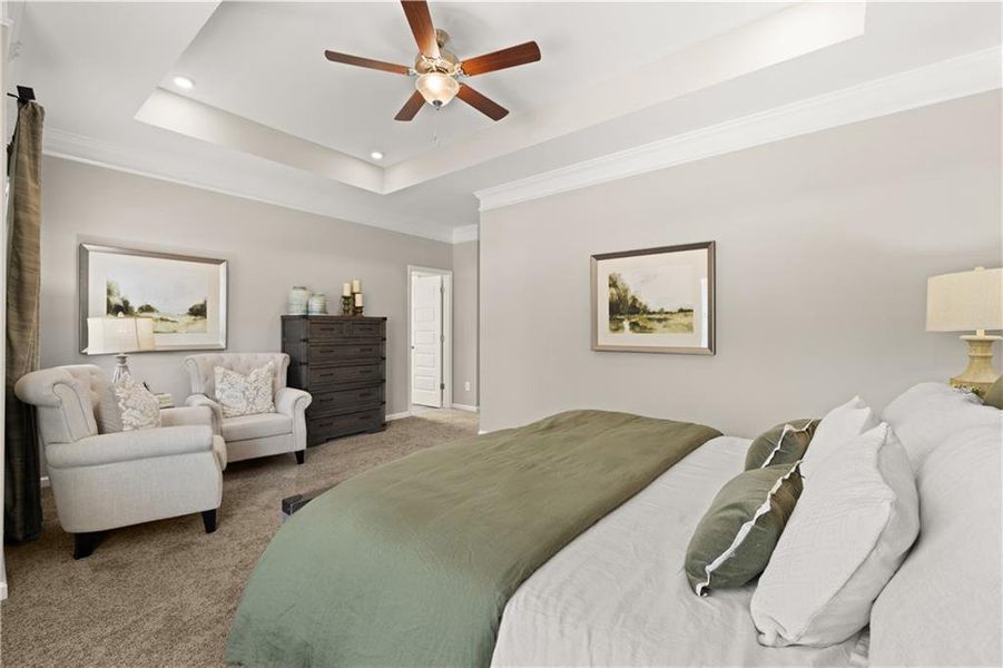 Furnished interior view inside a new home in Hillcrest Park, Ringgold (Image 37).