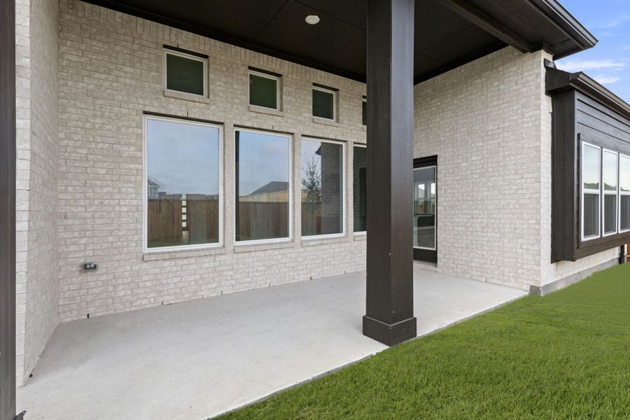 Exterior details and patio area of a home in Timberbrook, Justin (Image 24). Exterior details and patio area of a home in Timberbrook, Justin (Image 24).