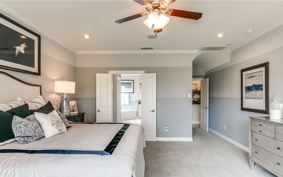 Furnished interior view inside a new home in Green Meadows, Celina (Image 36). Furnished interior view inside a new home in Green Meadows, Celina (Image 36).