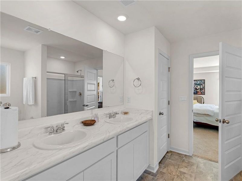 Furnished interior view inside a new home in Bridle Creek, Locust Grove (Image 10).