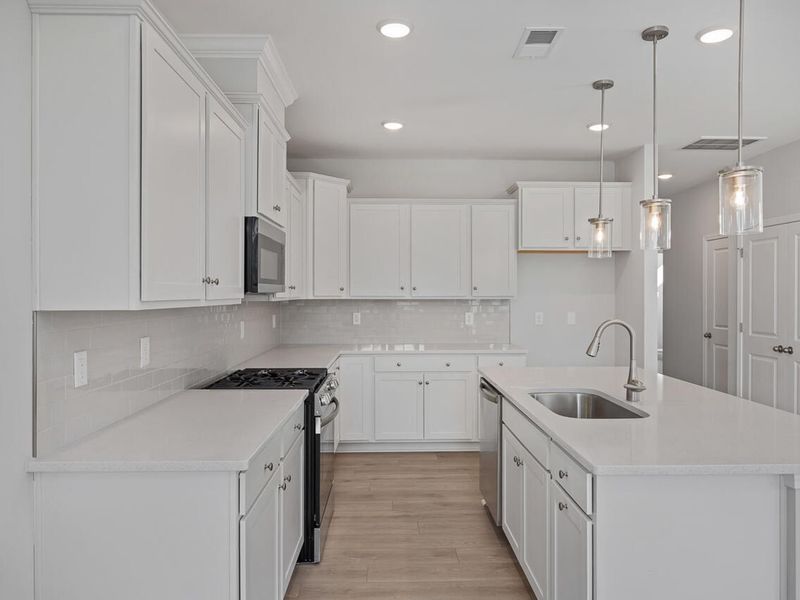 Furnished interior view inside a new home in Springvale, Fuquay Varina (Image 6).