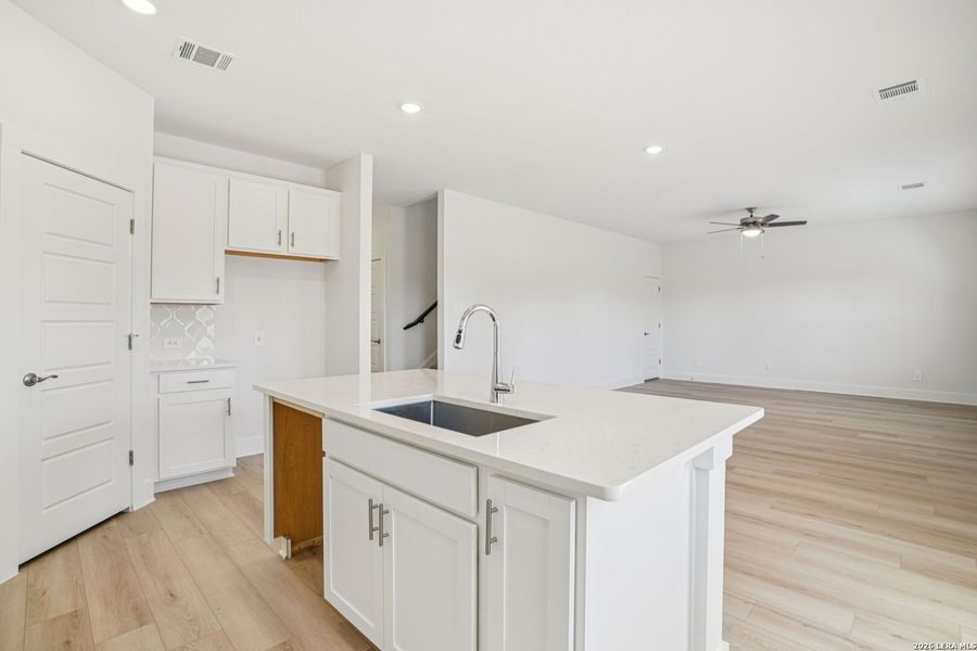 Furnished interior view inside a new home in Carmel Ranch, Schertz (Image 11).