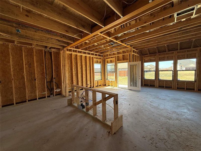 In-progress construction of a new home in , Godley, TX (Image 9).
