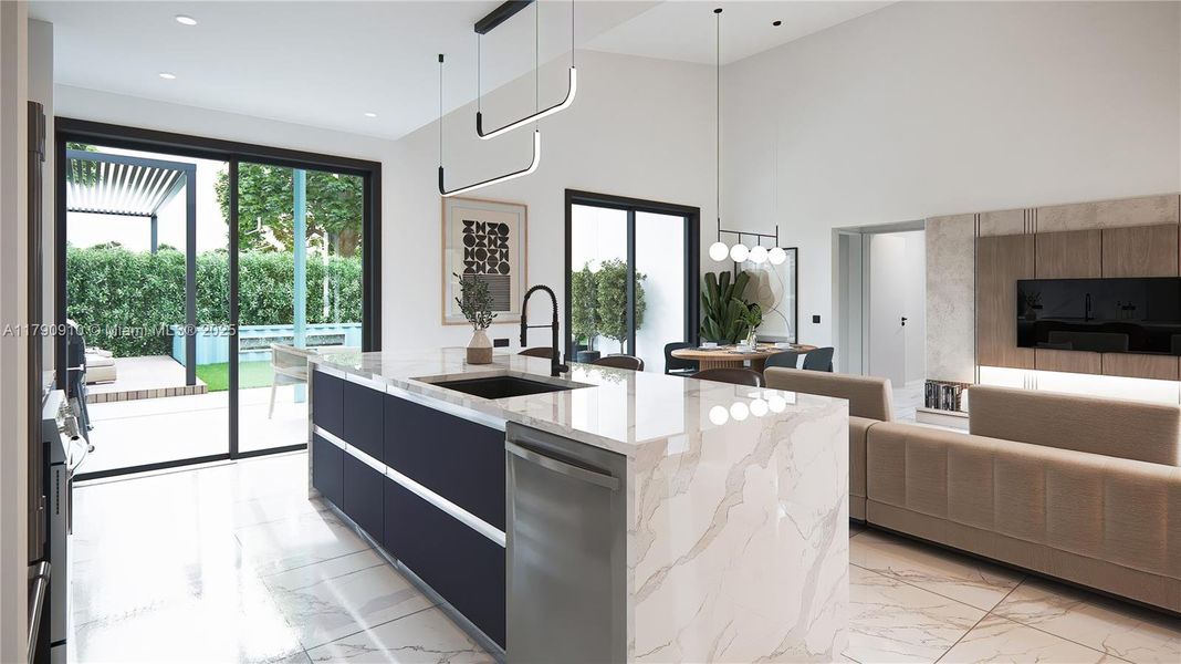 Furnished interior view inside a new home in , Port St. Lucie (Image 3).