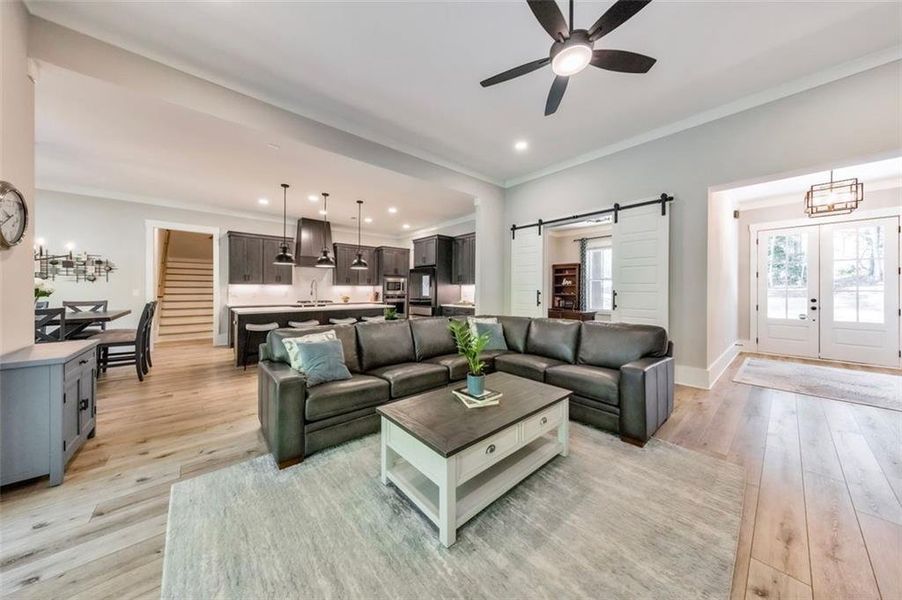 Furnished interior view inside a new home in , Woodstock (Image 40).
