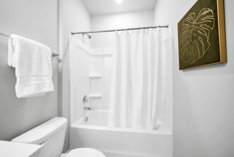 Furnished interior view inside a new home in Monroe Preserve, Chapin (Image 18).
