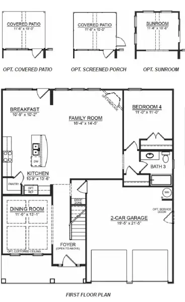 2D floor plan layout for the Fleetwood by D.R. Horton in Shadow Stone, Simpsonville, SC (Image 5). 2D floor plan layout for the Fleetwood by D.R. Horton in Shadow Stone, Simpsonville, SC (Image 5).