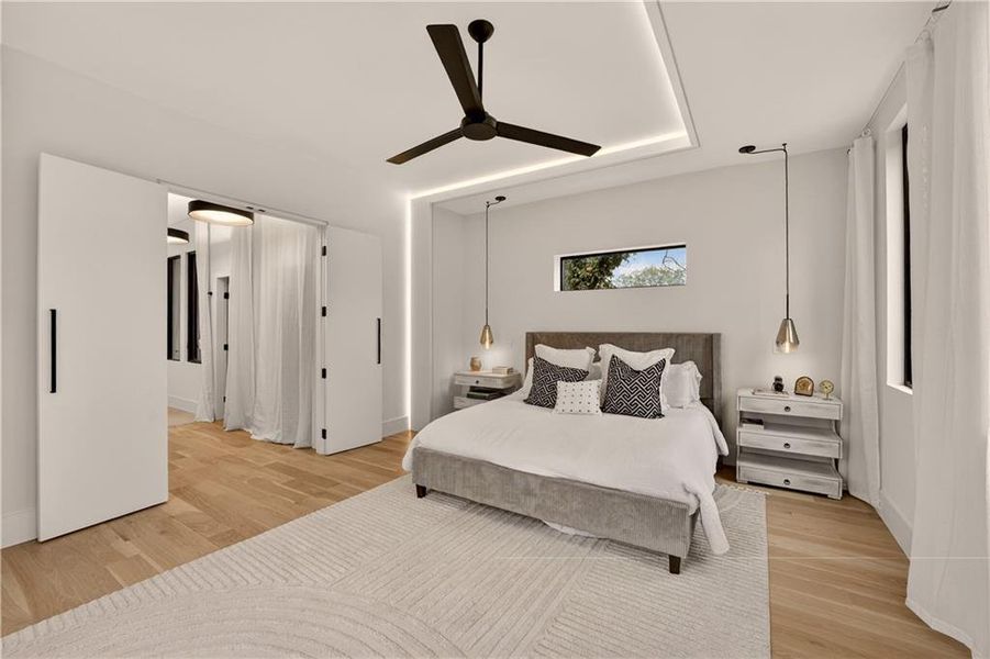 Furnished interior view inside a new home in , Atlanta (Image 11).