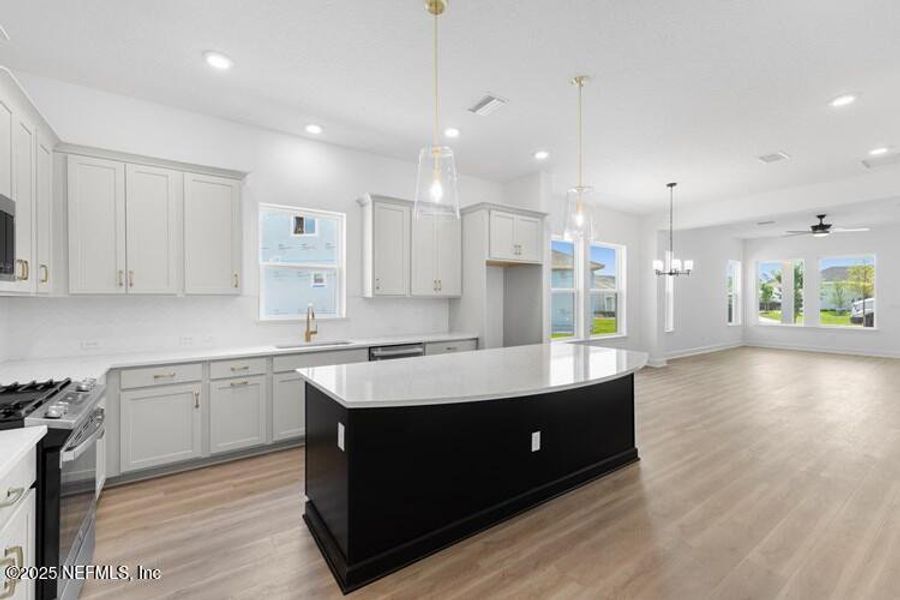 Furnished interior view inside a new home in Brookside at Shearwater, St. Augustine (Image 8). Furnished interior view inside a new home in Brookside at Shearwater, St. Augustine (Image 8).