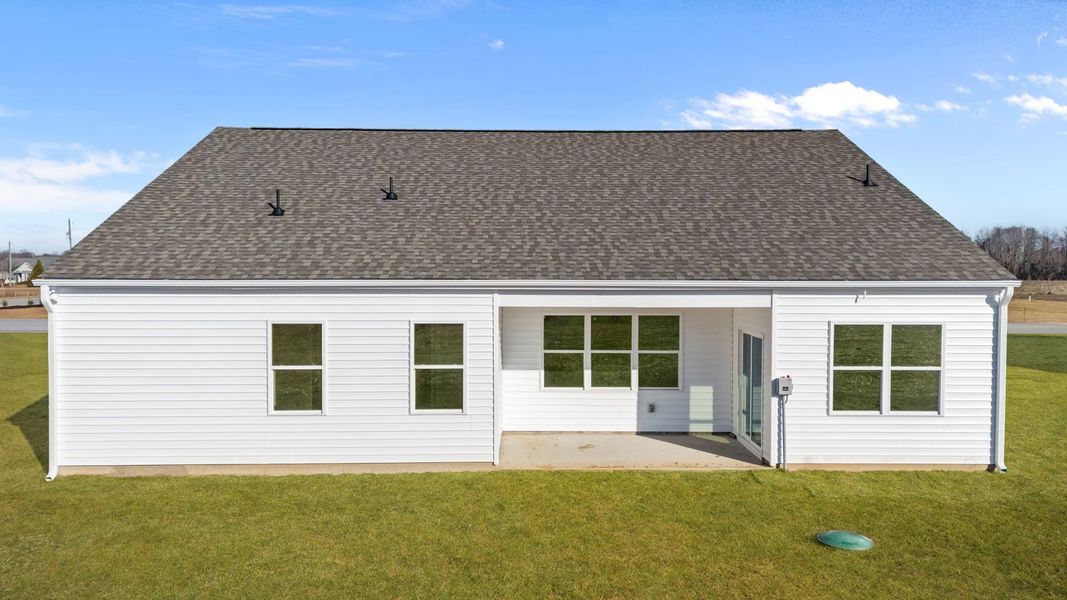 Exterior details and patio area of a home in Dail Farm, Farmville (Image 7).