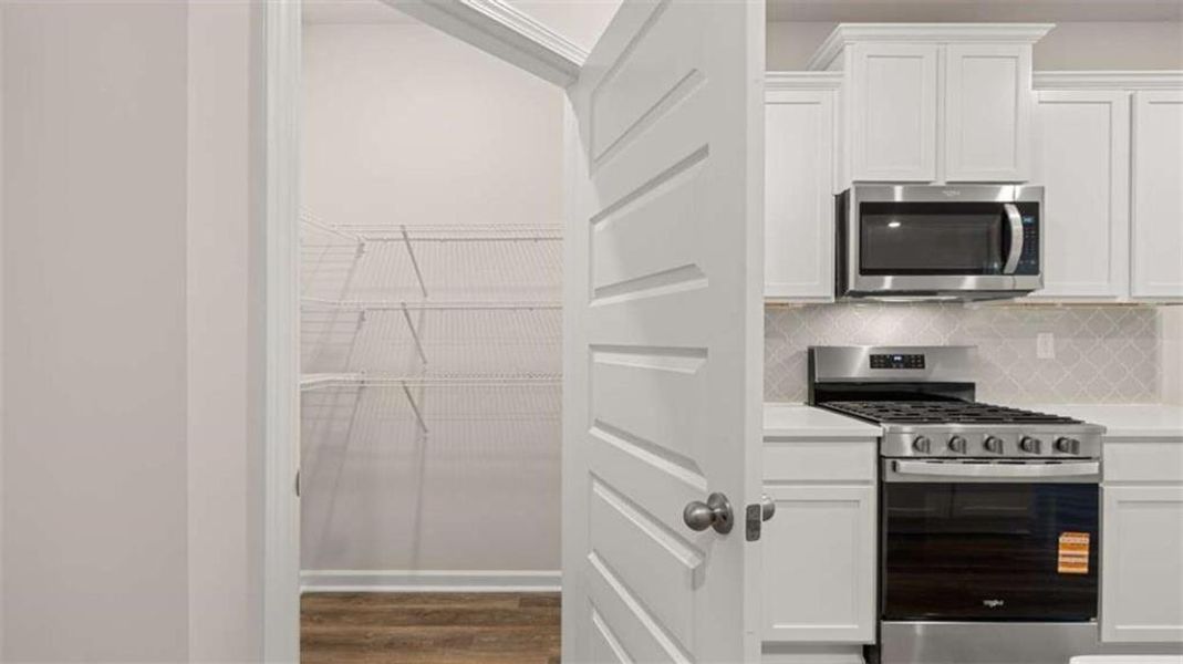 Furnished interior view inside a new home in Brooks Station, Dacula (Image 4).