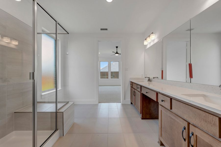 Furnished interior view inside a new home in Bridgewater, Midlothian (Image 6).
