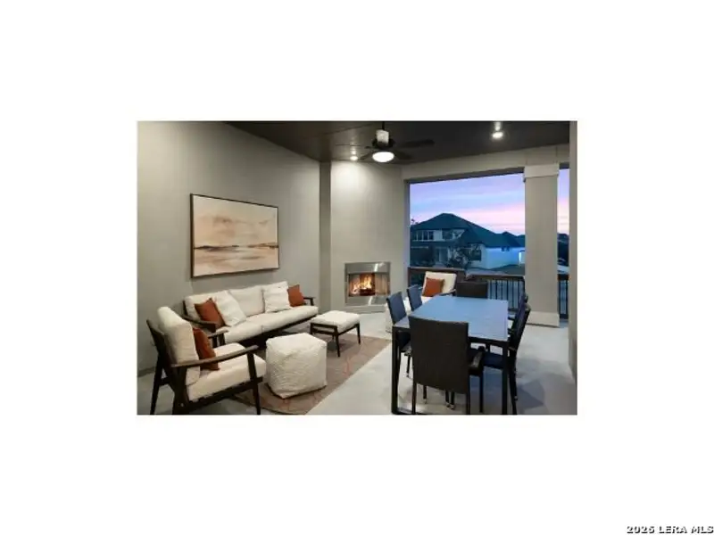 Furnished interior view inside a new home in Highland Estates, San Antonio (Image 4).