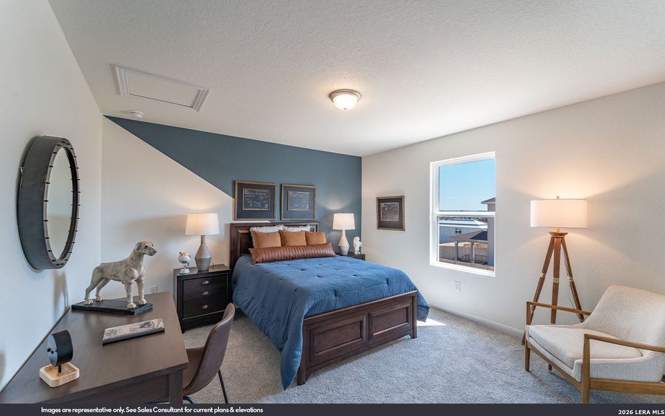 Furnished interior view inside a new home in Willow View, Converse (Image 8).