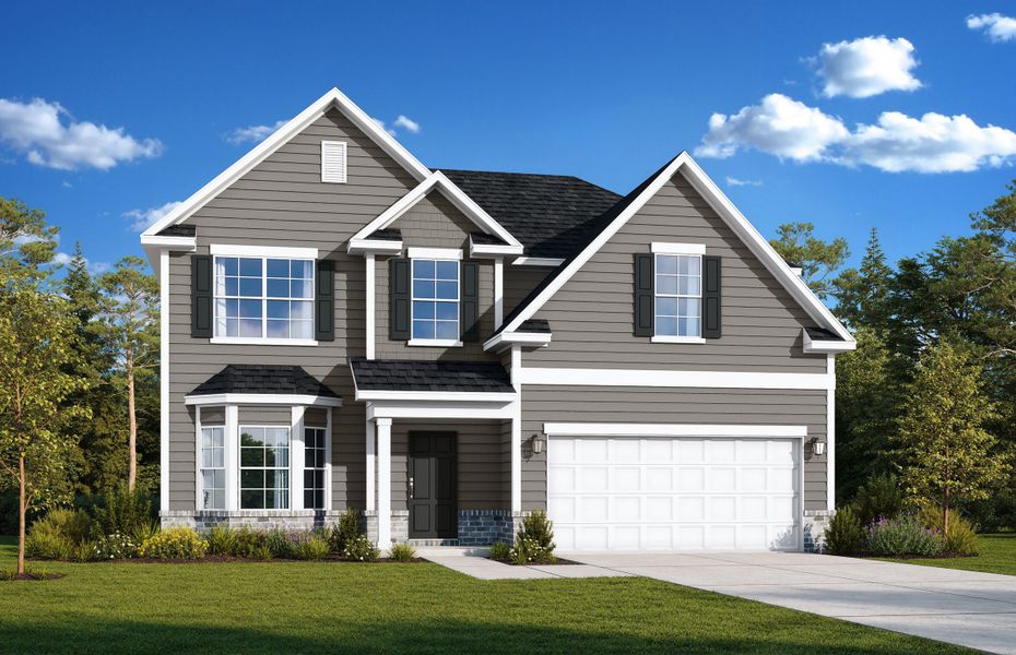 Representative exterior photo of a completed home built from the The Sunbury by RTS Homes in Tibet Road at Sassafras, Allenhurst, GA (Image 2).
