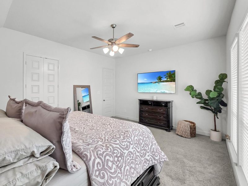Furnished interior view inside a new home in Artavia, Conroe (Image 32).