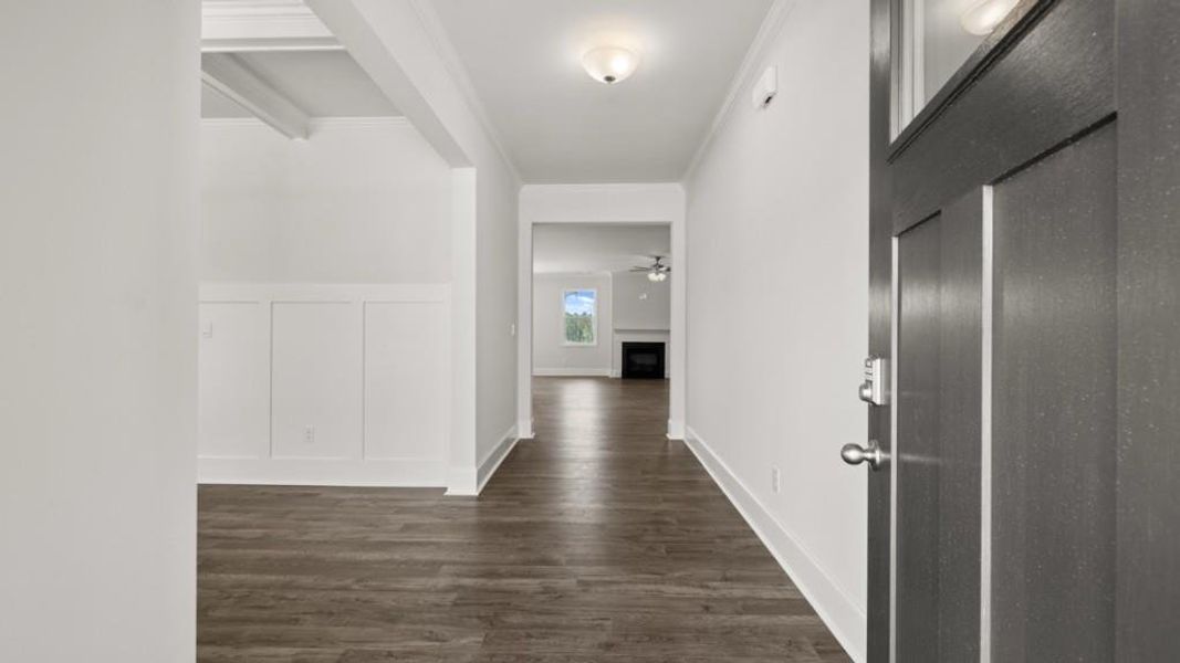 Spacious, unfurnished interior of a new home in Hamptons at Riverwood East, Dallas (Image 62).