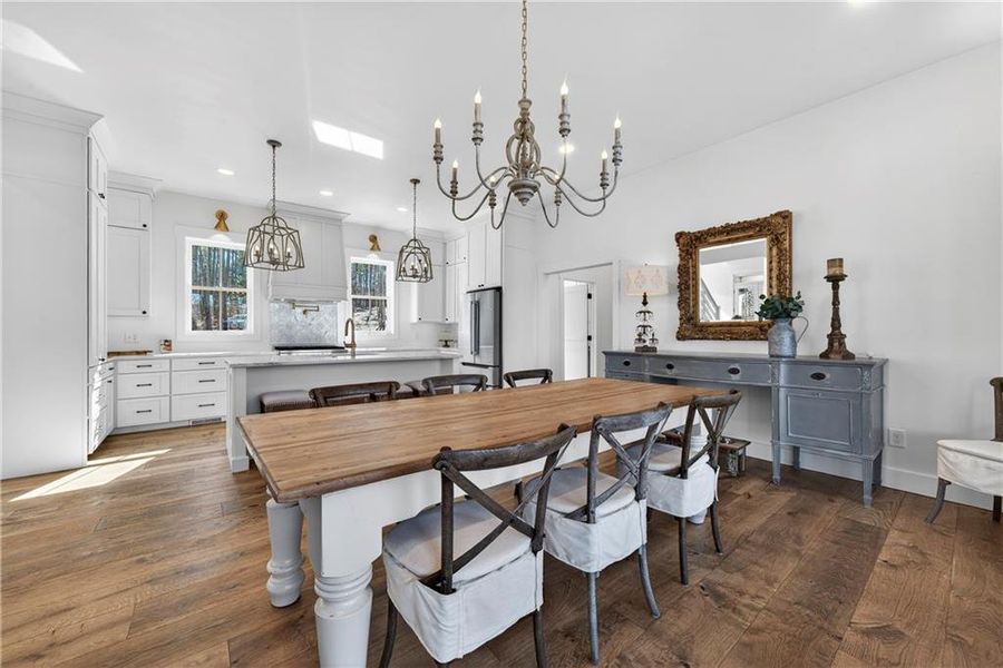 Furnished interior view inside a new home in , Eatonton (Image 10).
