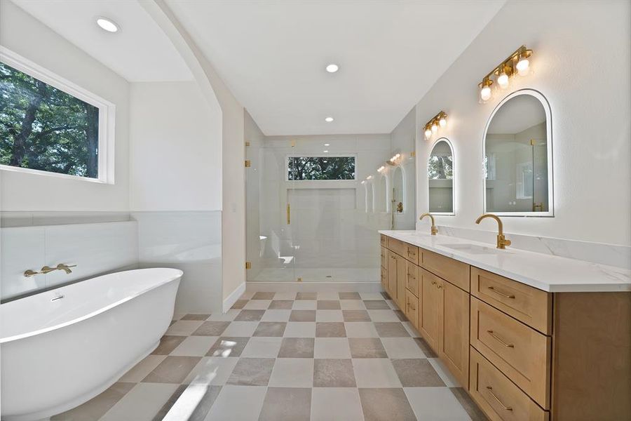 Furnished interior view inside a new home in , Joshua (Image 13).