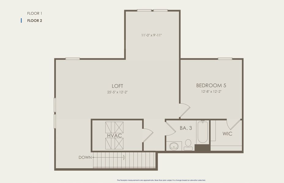 Mystique Floor Plan, Quick Move-In Home, Floor 2