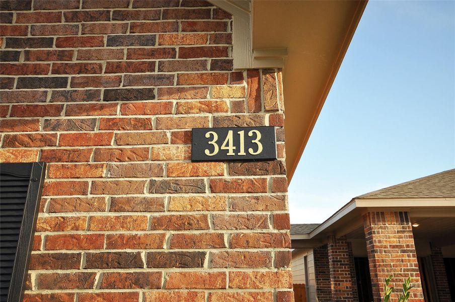 American Clay Brick home. American Clay Brick home.