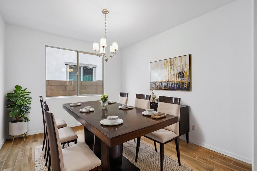 Furnished interior view inside a new home in Rancho Mercado, Surprise (Image 7).