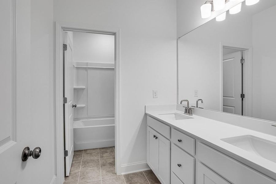 Furnished interior view inside a new home in Auburn Glen, Dacula (Image 9).