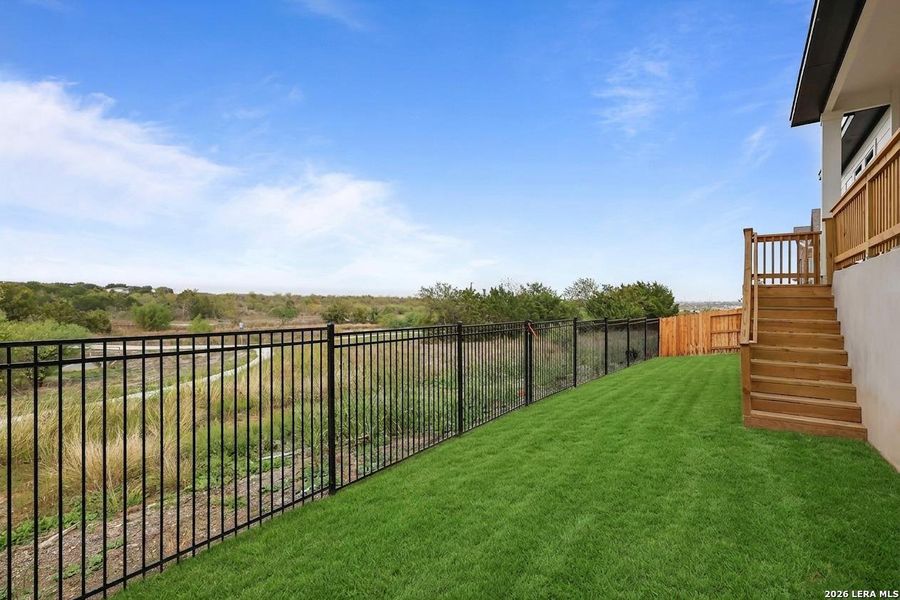 Exterior details and patio area of a home in Homestead, Schertz (Image 3).