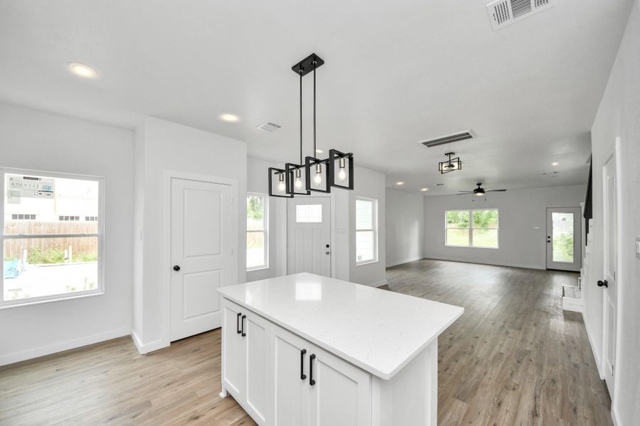 Furnished interior view inside a new home in , Houston (Image 6).