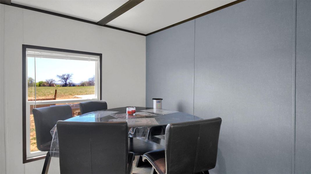 View of dining room
